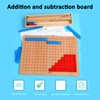 Montessori Math Toys, Wooden Addition Subtraction Counting Stick Rod Numerical