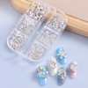 Furtherpretty 3D Beach Nail Charms Set, Alloy Gold Silver Seashell