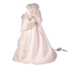 UL 10-Light 14-Inch White Angel Tree Topper