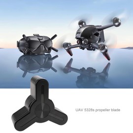 Micro Traders - 2 pares de hélices 5328S con funda de almacenamiento de hélice, compatible con DJI FPV Combo Drone Accessories 5328S - Cuchillas de hélices con caja de protección anticaídas