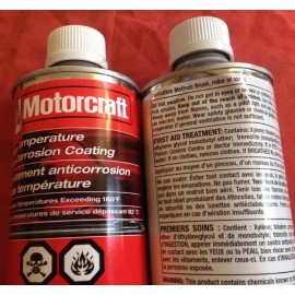 Motorcraft (2) Ford Motorcraft High Temperature Anti-Corrosion Coating 16 oz 1 Pint PM-13-A