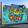 BlissYard Summer Hawaiian Backdrop Banner Seasonal Pool Party Decorations 71