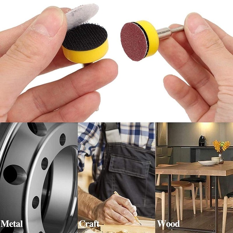 300 Pcs Sanding Discs Pads Kit, 2 Inch Sandpaper with