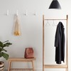 4 Pcs Garage Hooks for Hanging Heavy Duty Hooks, White