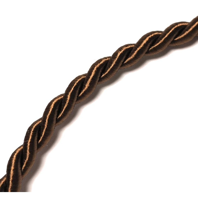 s.dekoda Cord 10 m x 6 mm Brown Twist Cord