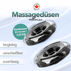 CANADIAN SPA CO. Hurricane Nozzle for Precise Massage, Massage Nozzle Pool Diameter 57 mm, Pool Accessories