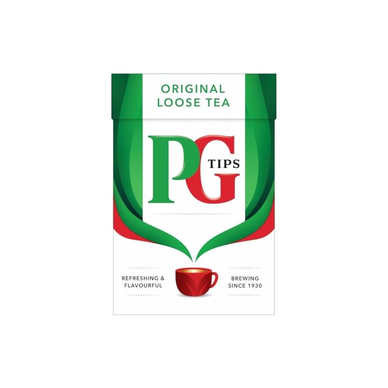 PG Tips Black Tea, Loose Tea, 8.8-Ounce Boxes (Pack of