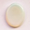 Manekieko Opalite Crystal Thumb Worry Stone, Stress Relax Healing Reiki