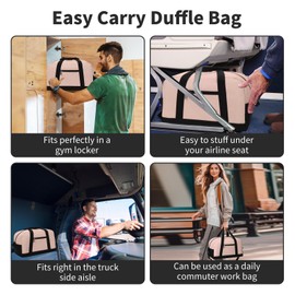 Small Duffle Bag 14 inch Carry On Mini Duffel Bag Lightweight for Travel Gym Sport-Naked Pink