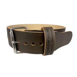 Dominion Strength Training Hand-Dyed Chocolate Slate 3 Inch Single Ply Belts – Premium Support for Powerlifting and Weightlifting