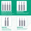 WUISOLQP 900M Soldering Tips, Pack of 12 Soldering Iron Tips,