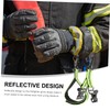 Mobestech Firefighter Glove Clips 2 Pack Reflective Straps Heavy Duty