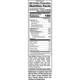 Giants Dill Pickle Pistachios - 4.5 oz. Bags (8 count case)