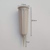 2 Pieces Grave Vase with Ground Spike and Base, Plastic
