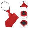 Allegra K One-Touch Necktie, 3.1 inches (8 cm), Solid Color,