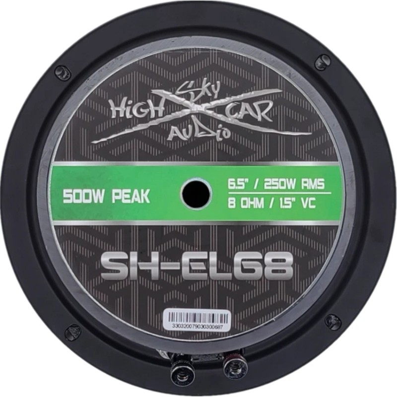 Sky High Car Audio SH-EL68 6.5" (1) MidRange Loudspeaker 8ohm