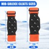 Ice Cleats Mid-Sole Snow Traction Cleats for Boots and Shoes