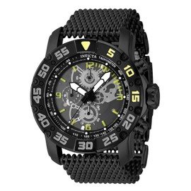 Invicta Racing Men 48mm Stainless Steel Black Black dial VD55 Quartz