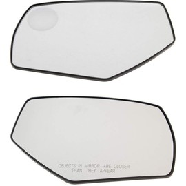 For Chevy Silverado 2500/3500 HD 2015-2019 Mirror Glass Driver and Passenger Side | Pair Heated | Non-Towing | w/Blind Spot Glass | w/Backing Plate | 22919747, 22919746 | GM1324145, GM1325145