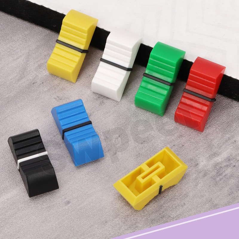 Swpeet 90pcs 6 Colours 8 x 1.2 mm Straight Slider