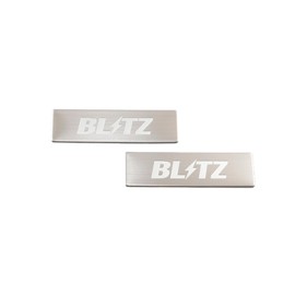 BLITZ 18925 Stainless Mini Logo Plate (2 Pieces)