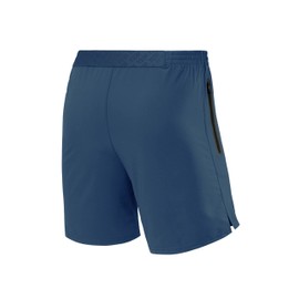 TCA Tech Boys Football Shorts - Lightweight Boys Sports Shorts w/Zip Pockets - Boys Shorts, Kids Shorts, PE Shorts - Iron Blue, 10 Years