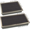 BLACK LEATHER LAP TRAY: Bean Bag Cushioned Laptop Desk, Padded