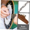 Kisangel Rosewood Banjo Bridge Professional Musical Instrument Supply Durable Wooden