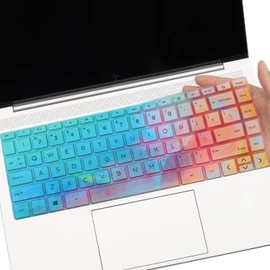 Colorful Keyboard Cover for HP Envy 15 x360 2-in-1 15.6" 15-ey 15t-ew 15-ew 15-ew0023dx 15-ew0013dx 15-ey0013dx 15-ey0023dx 15-ey0000 15z-ey000 15t-ew000 US Layout Keyboard Protective Skin