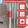 Sthovd Metal Cutting Guide Kit Includes Sizes: 1-7/8", 2-3/8", 2-7/8"