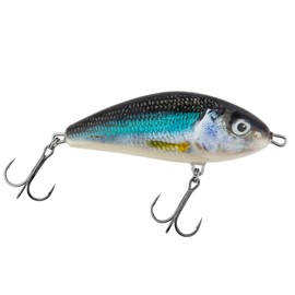 Salmo Fatso 10 cm 48g Floating Jerkbait Wobbler, Salmo Colours: Holo Smelt