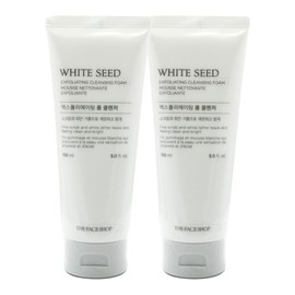 The Face Shop White Seed Exfoliating Foam 150mlx2 / 더페이스샵 화이트씨드 엑스폴리에이팅 폼 150mlx2개