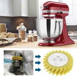 LT Easiyl W10112253 Mixer Worm Gear Replacement Yellow Compatible with KitchenAid 5KSM150 5KSM45 5KSM90 5KSM125 5KSM175 5KSM185 5KSM156 5K45SS