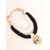 Collares para mujer Vetta accesories BLANCO Y NEGRO Collares artesanales