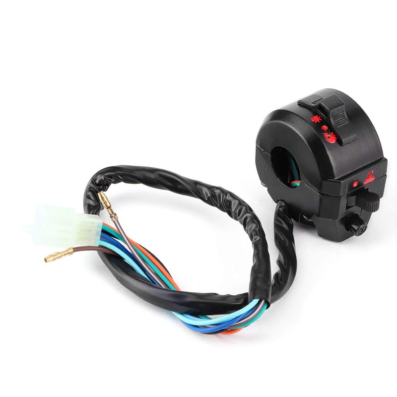 Motorcycle Handlebar Switch Control Set, High Low Beam, Turn Signal