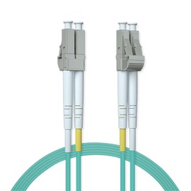 OM3 LC-LC Fiber Optic Cable, Multimode Duplex Indoor Optical Wiring Cord, Optical Cable, 50/125μm, 10m