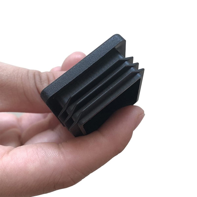2 Inch (50 mm) Square Plastic Plugs Tubing End Caps