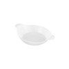 Restaurantware 3.8 x 2.5 Inch Mini Handled Plates 100 Durable