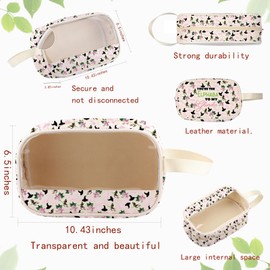 JYTAPP Elphaba Friendship Clear Toiletry Bag You're The Elphaba To My Glinda Cosmetic Organizer Bag Witch Musical Fans Gifts (beige)