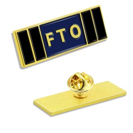 100/Pcs Field Training Officer FTO Police lapel Pins Bulk Badge Insignia Citation Merit Award Commendation Bar Pin Buttons Souvenir