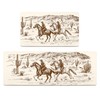 Western Kitchen Rugs Sets of 2 Country Cowboy Kitchen Mats