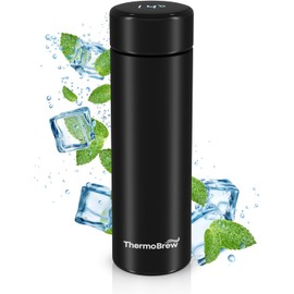 Smart Hot Water Flask Thermal Flask for Baby Bottles Flask for Hot Drinks with Temperature Display Feature Stainless Steel Water Bottle (500 ML)