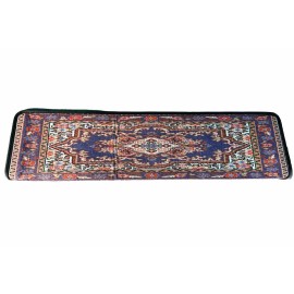 Benissimo Stair Treads Carpet Red Flower Step Carpeton Navy Non-slip Self Adhesive Cover