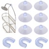 Sliverdew Suction Cups for Shower Caddy, 6 Pcs Shower Caddy