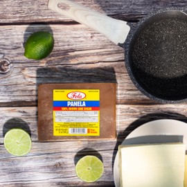 Fela Panela Cuadrada 32oz - Pure Brown Sugar Cane for Traditional Latin Cooking - Panela Colombiana