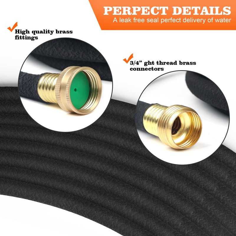 Soaker Hose 100 FT for Garden with 5/8" Diameter Irrigation