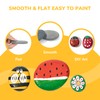 Simetufy 60 Pcs Rocks for Painting, 50Pcs 0.5-1'' & 5pcs