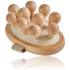 Croll and Denecke 60098 Cellulite Hand Brush with Wooden Feet