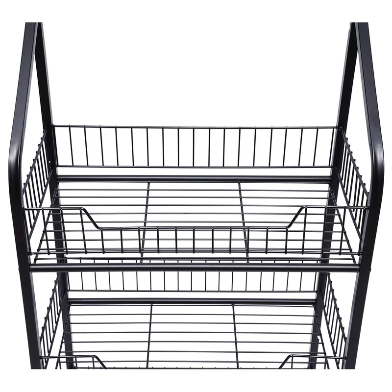 MUSESPANI 4-Tier Storage Shelves, Garage Shelving Units Multi Kitchen Storage
