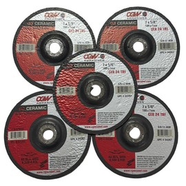 CGW 7" x 1/4" x 7/8" Grinding Wheel Metal/Stainles